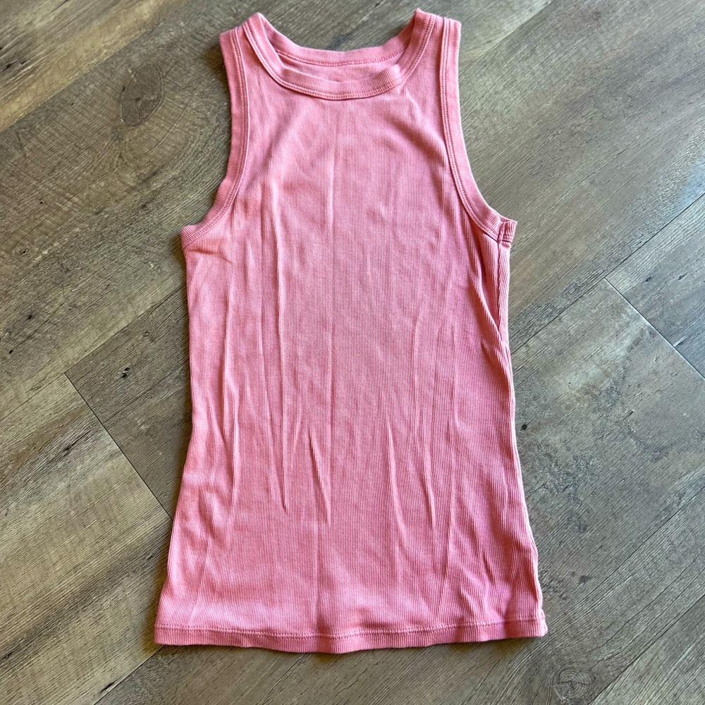 💖 A New Day Ribbed Pink- Tank Top | Size S